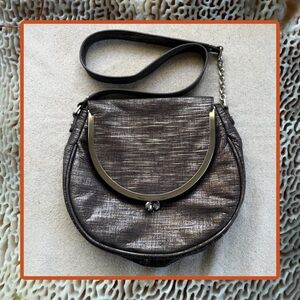 HOBO Amour Shoulder Bag in Metallic Leather LNC! $275